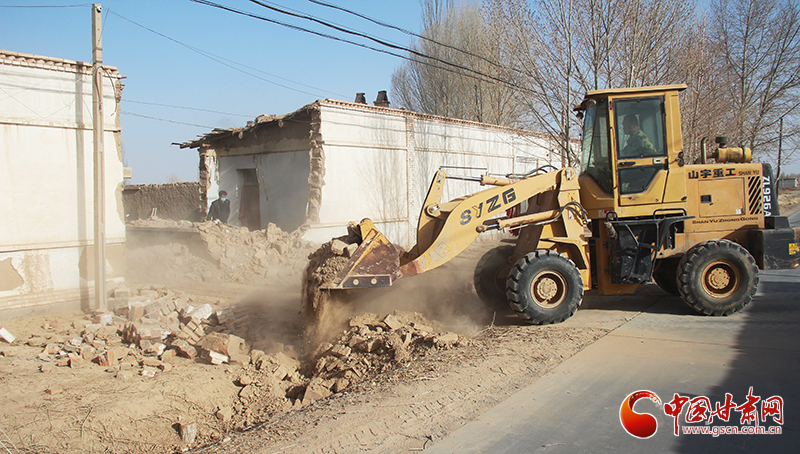 【甘肅全民戰“疫”】高臺：7個鄉村振興示范點陸續動工建設