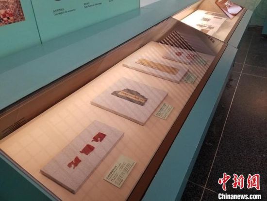 圖為展覽現場。　敦煌研究院供圖
