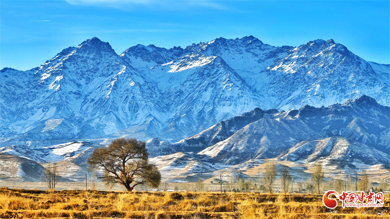 隴拍客丨民樂(lè)初冬：祁連映雪 村落如詩(shī)